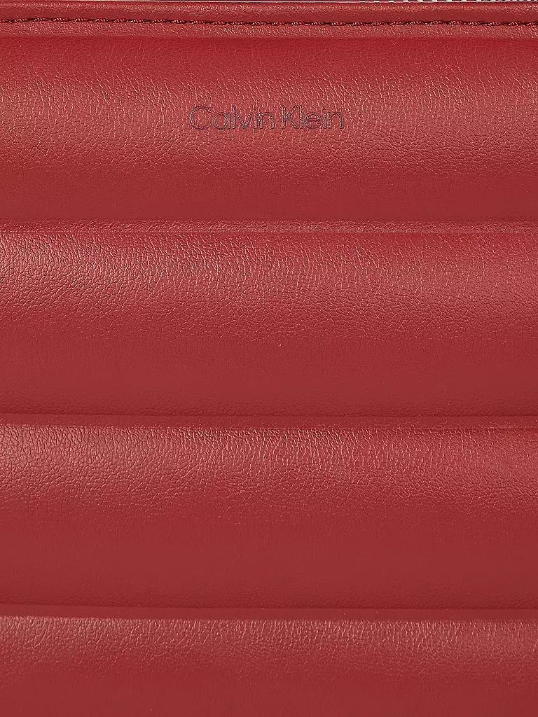CALVIN KLEIN Tasche - Mini Tote Bag QUILT  rot