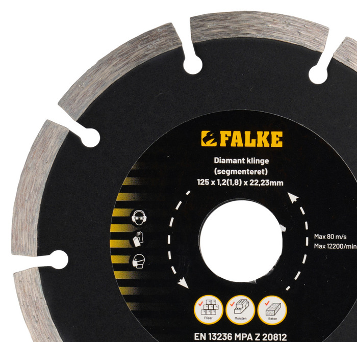 Falke diamantklinge Ø125 mm