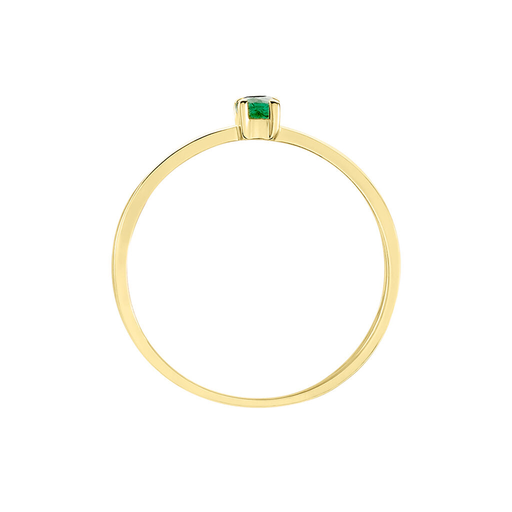 Bague Emeald Is The New Black Or Jaune Emeraude Diamant