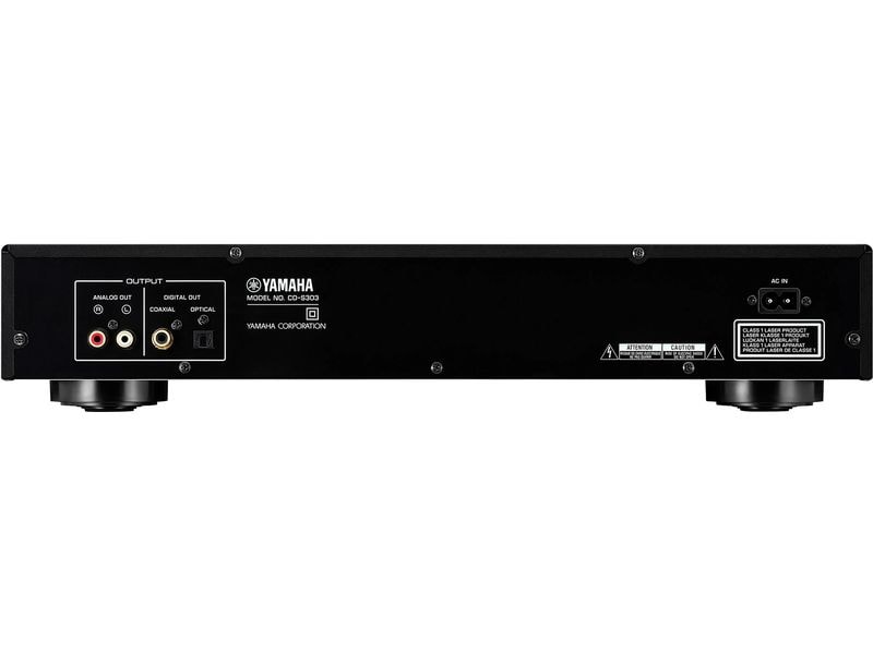 Yamaha CD-Player CD-S303 Schwarz CD-Player mit Pure Direct und Intelligent Digital Servo