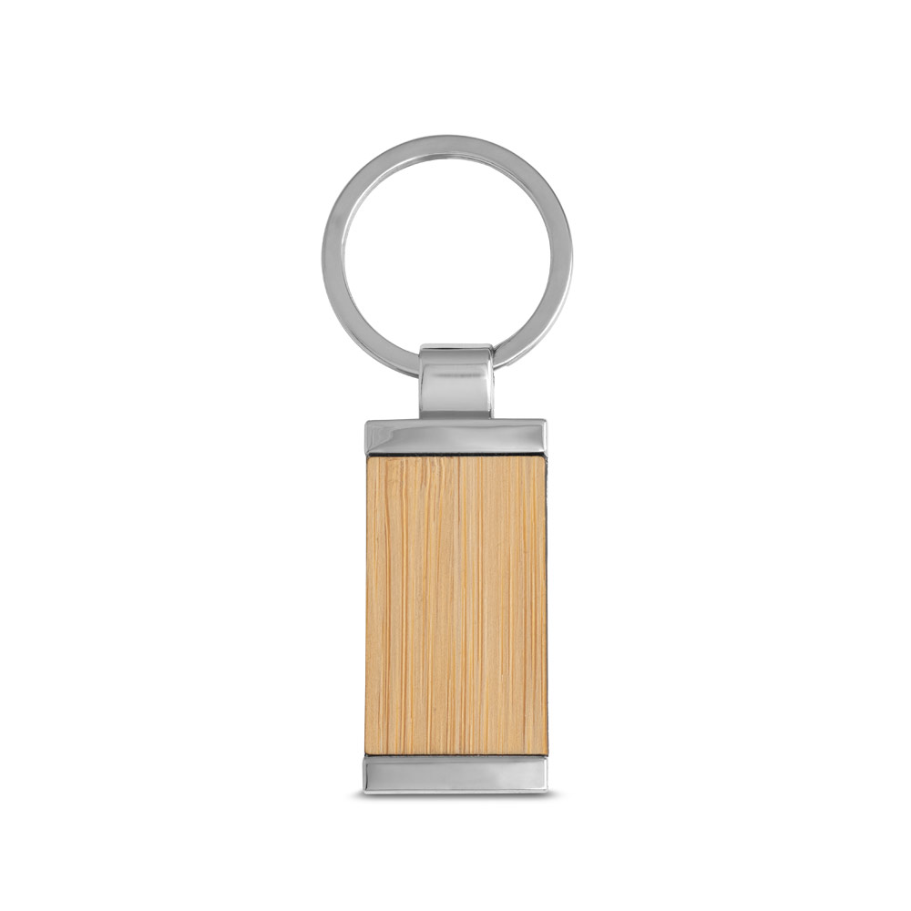 hi!dea 95070 - Porte-clés rectangulaire en bambou