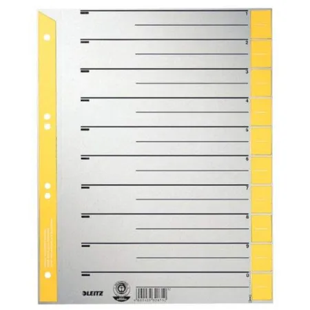 Leitz 16520015 Trennblätter A4, gelb 100er