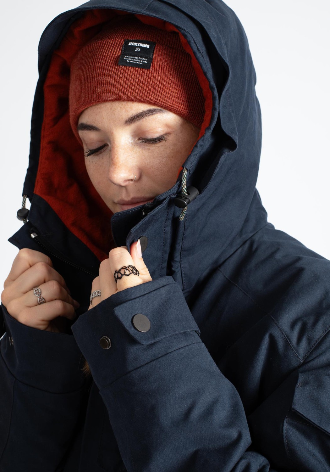 Jeckybeng The Winter Parka Navy - Unisex