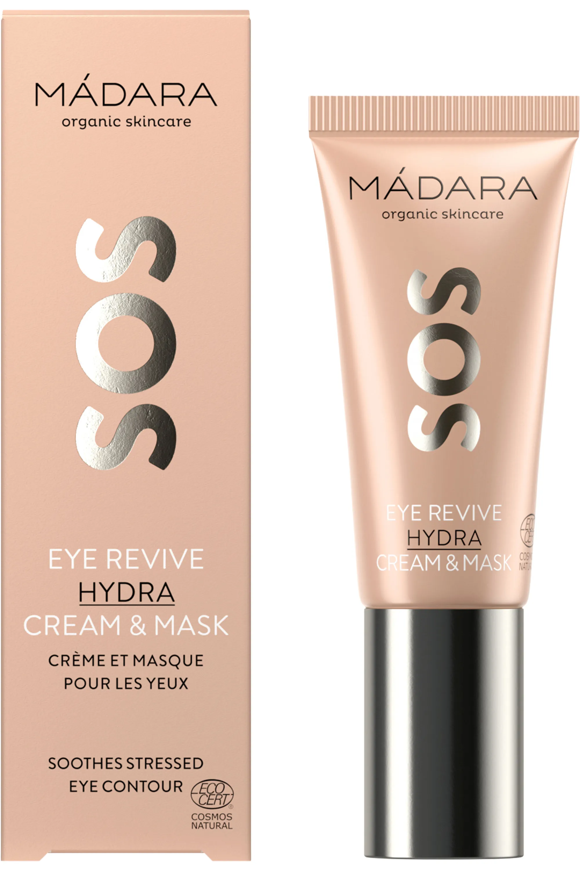 Mádara Cosmetics Crème et masque revitalisante contour des yeux SOS Hydra-20.00 ml