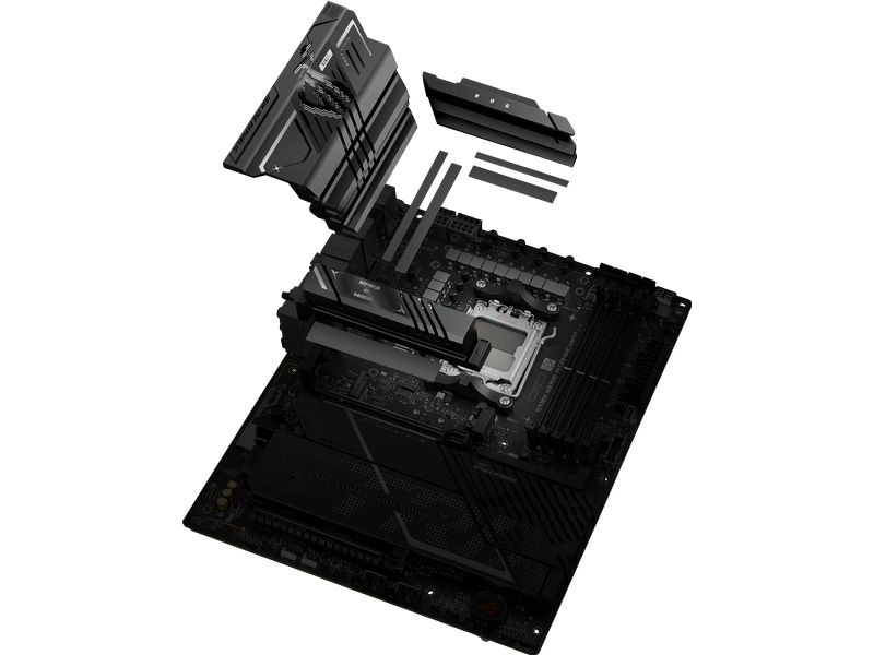 ASUS ROG Mainboard ROG STRIX X870E-H WIFI7 ATX Gaming Mainboard mit AMD X870E Chipsatz und Wi-Fi 7