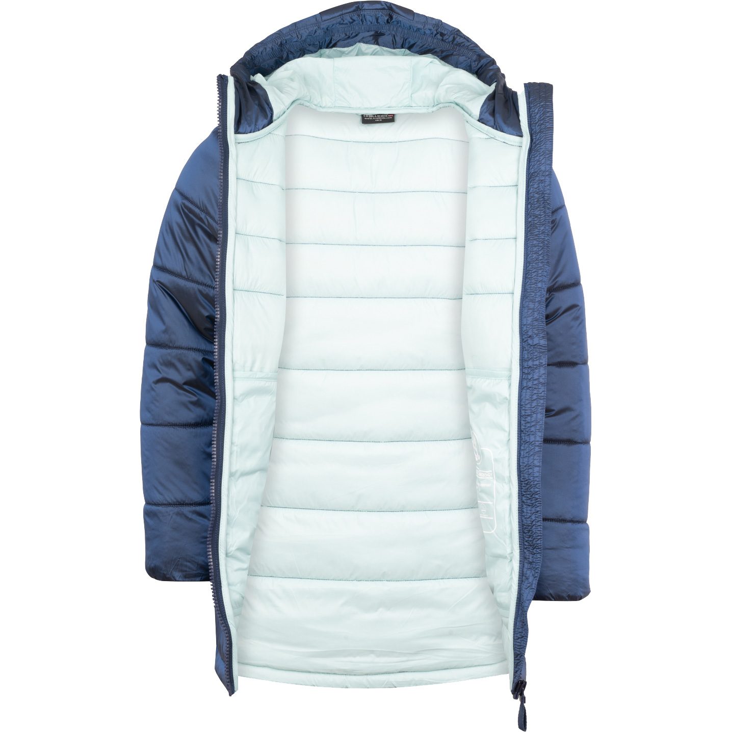 Trollkids Trondheim Mantel Mädchen lotus blue