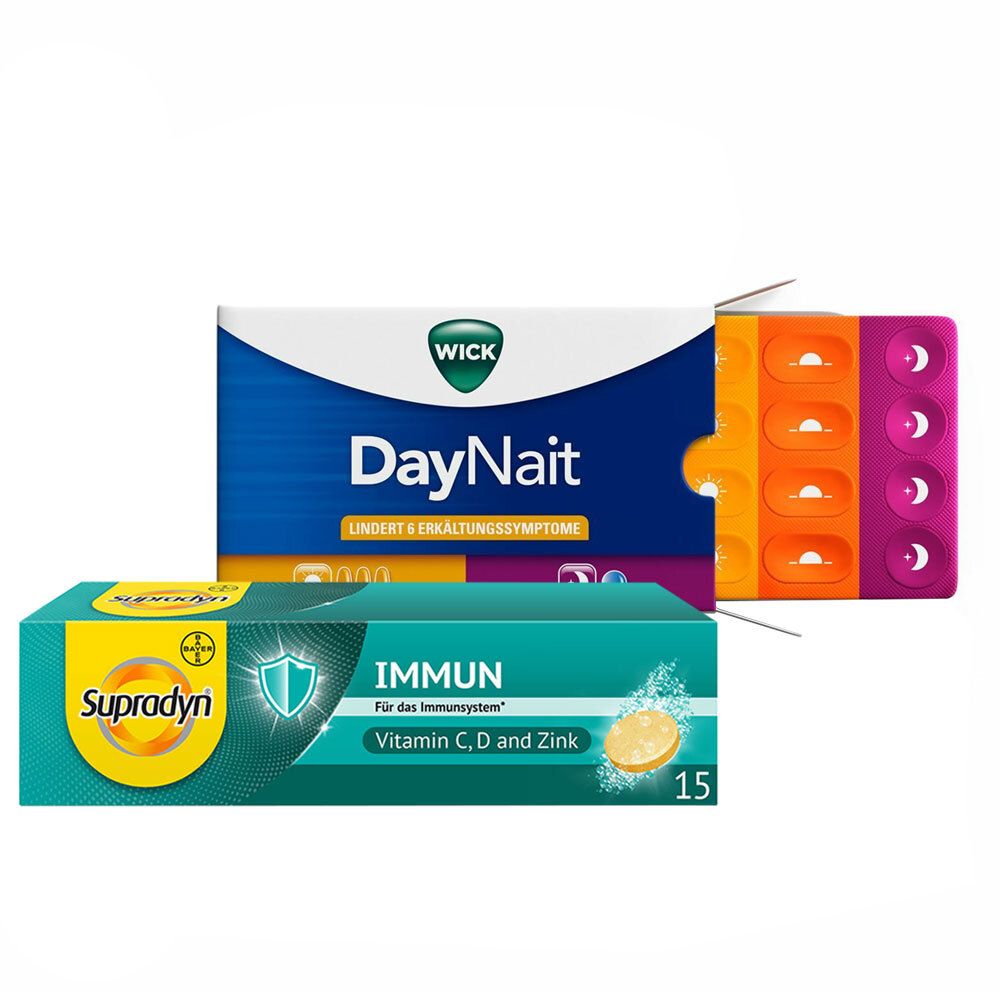 Erkältungsset WICK DayNait + Supradyn® Immun