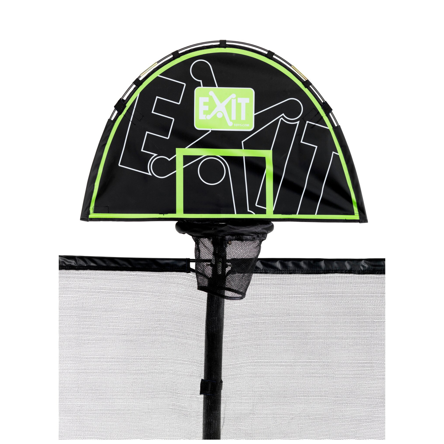 EXIT trampoline basket (ø25-38mm) - groen/zwart