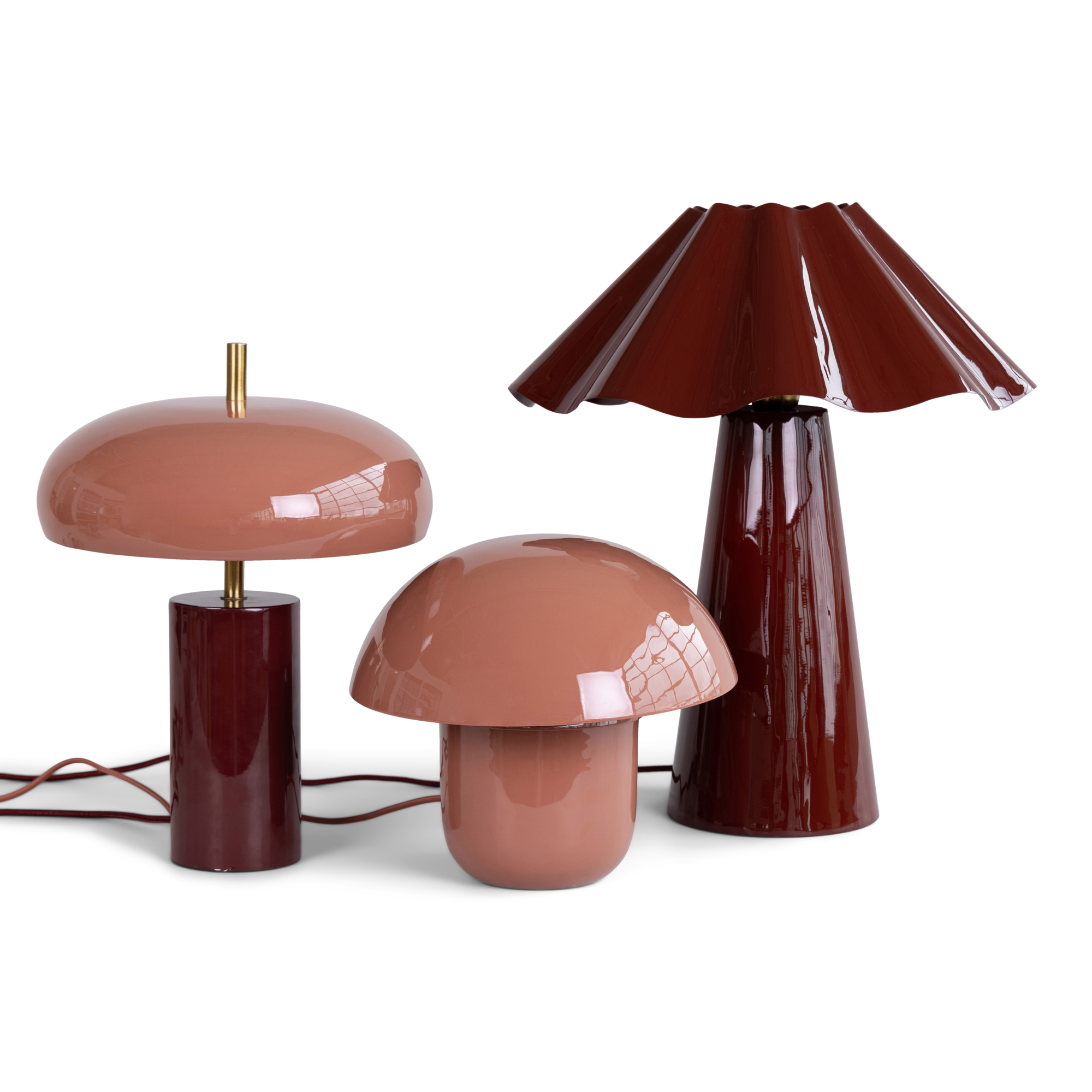Tafellamp Sonne cerise/dark bordeaux