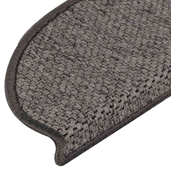 vidaXL Selvklebende trappematter sisal 15 stk 65x21x4 cm brun beige