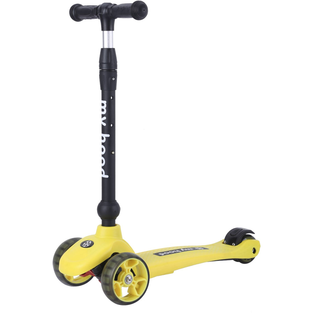 Køb My Hood Yellow Kick'N'Ride Løbehjul