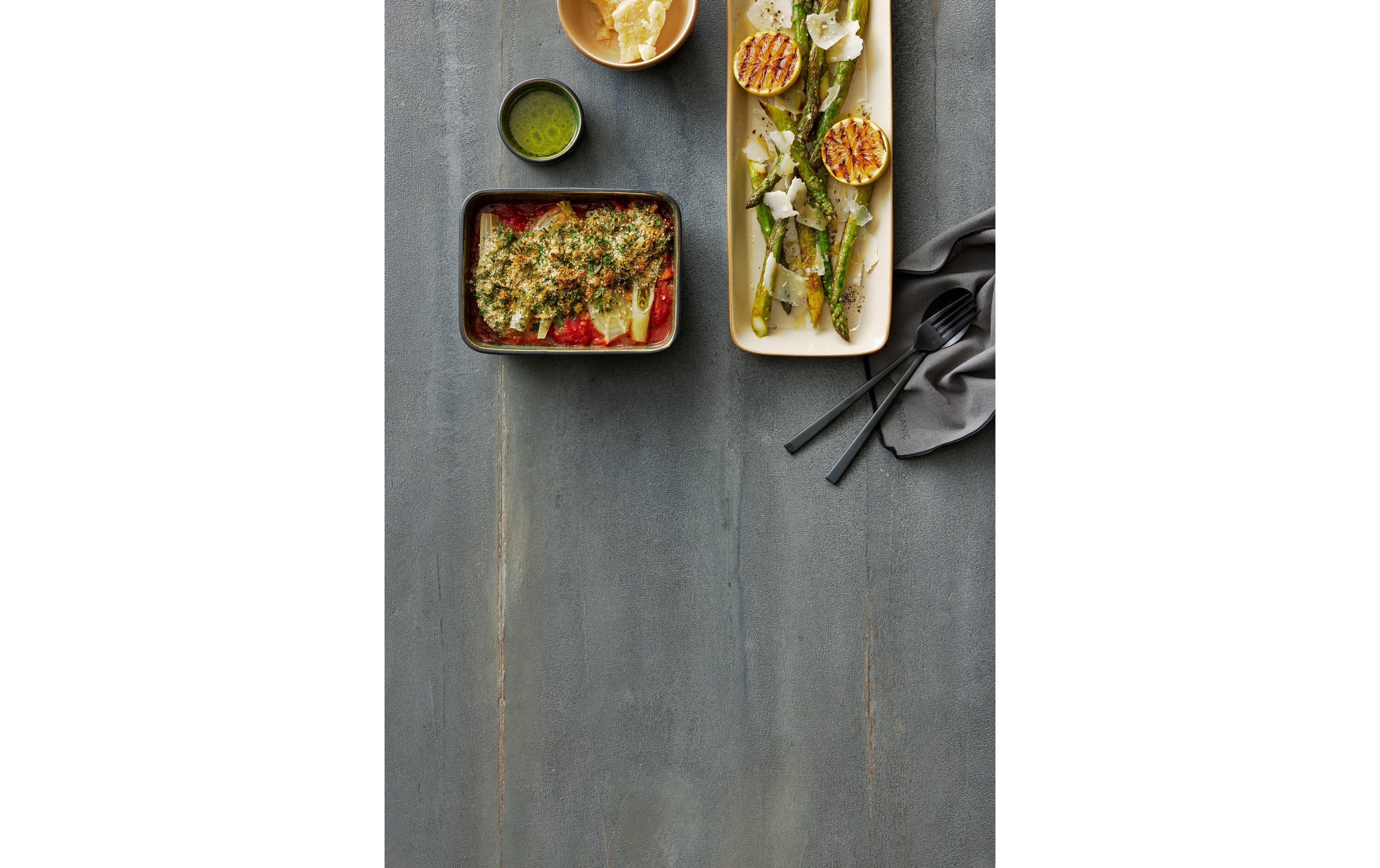 Schale Gastro 19 cm x 14 cm, 2 Stück, Grün/SchwarzSchalen Set aus Steinzeug