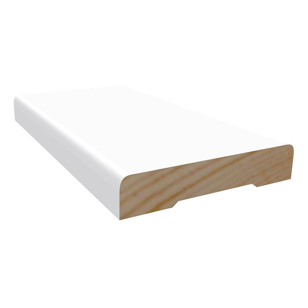 KARMLIST MOELVEN 12X58X4400MM RUND HVIT