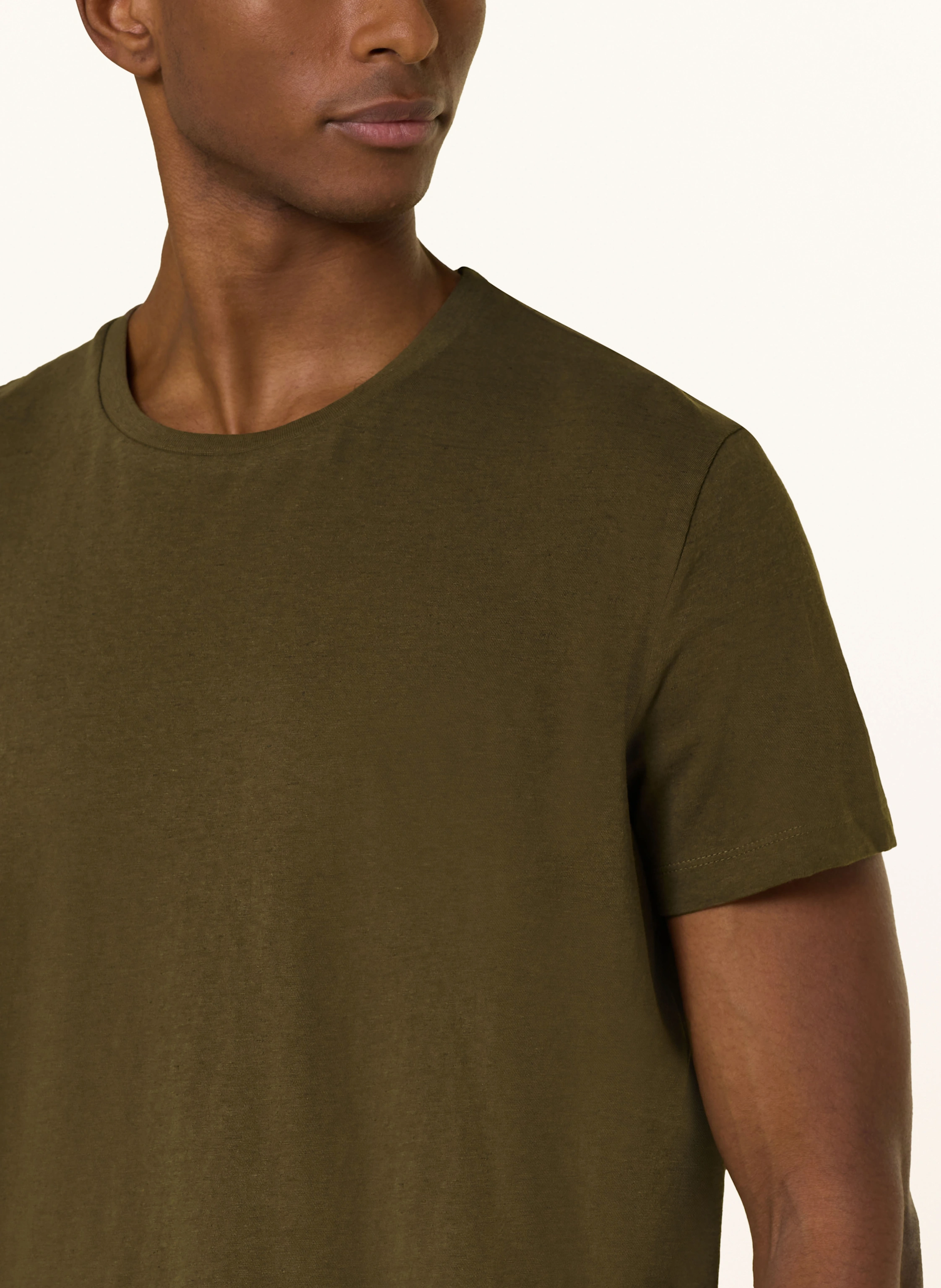 STROKESMAN'S T-Shirt mit Leinen