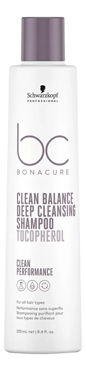 Schwarzkopf BC Clean Balance Deep Cleansing Shampoo - 250 ml.