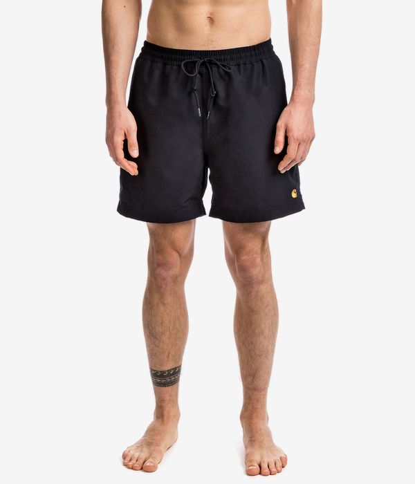 Carhartt WIP Chase Swim Boardshorts (dark navy gold)