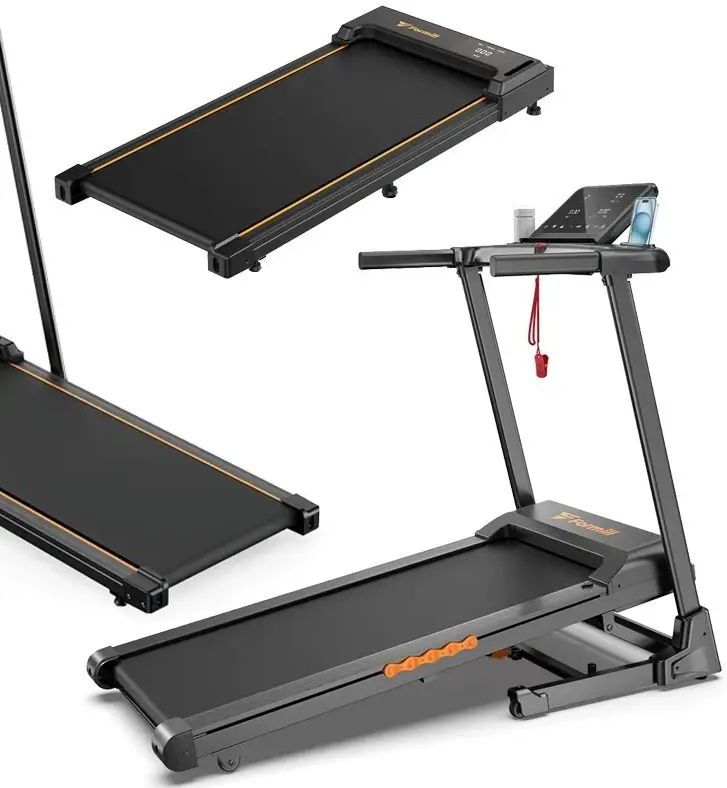 Formill - Loopband - Thuisfitness - Opvouwbaar - Helling en Leuning - Geluidsarm en Schokabsorptie
