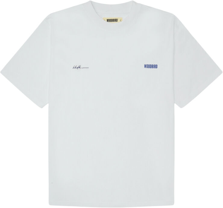 Woodbird WBBaine 8410 Tee White-blue