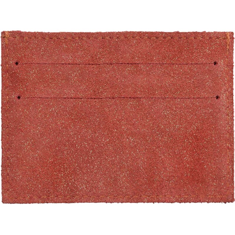 Quo Vadis - Porte-carte - Julo - 10x7 cm - Cuir de vachette suédé- par 6