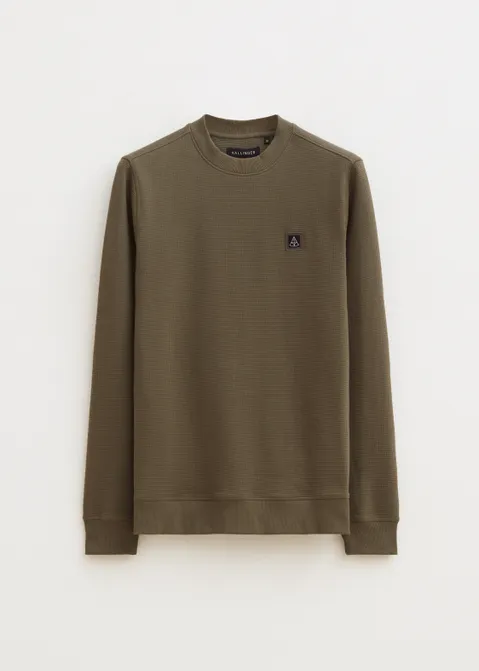 T-shirt met box logo groen (GRN)