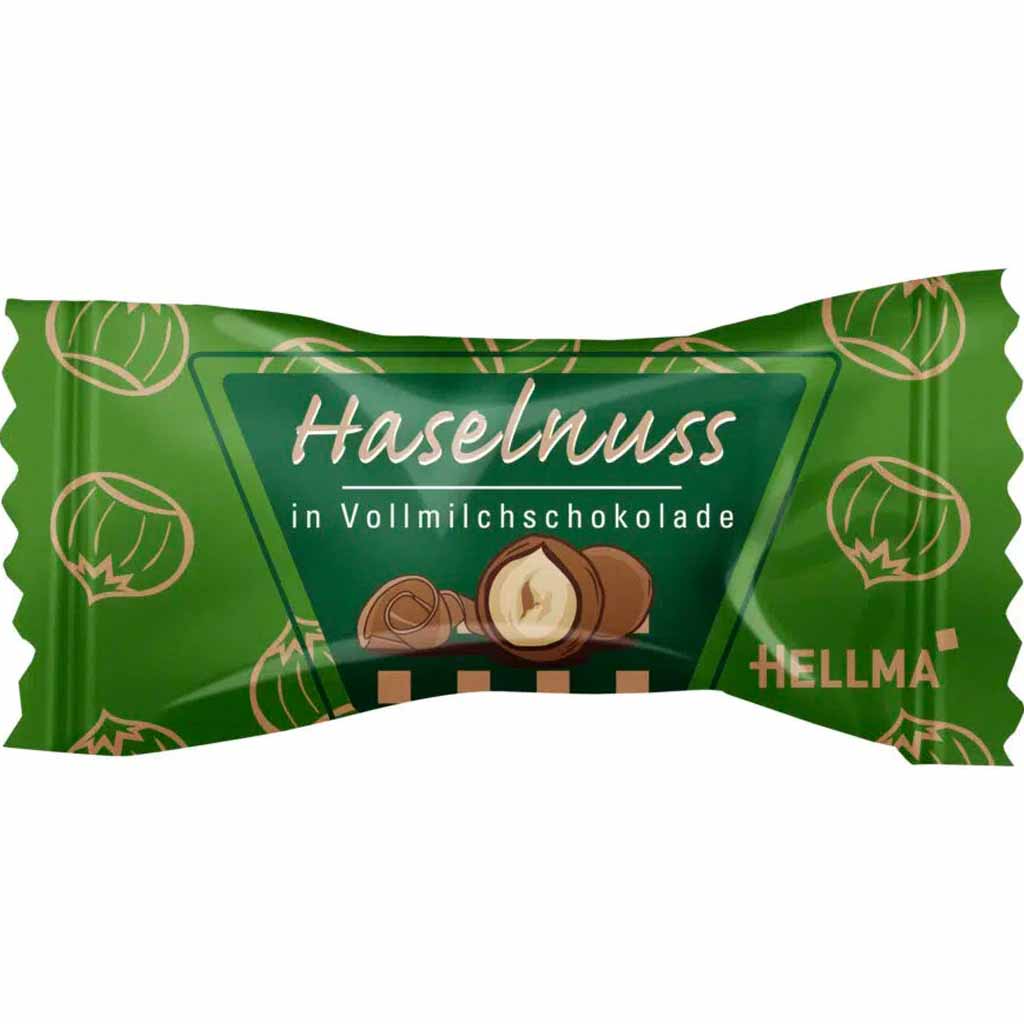 Hellma Haselnuss in Kakaohülle 380 Portionen 912g MHD:31.8.25