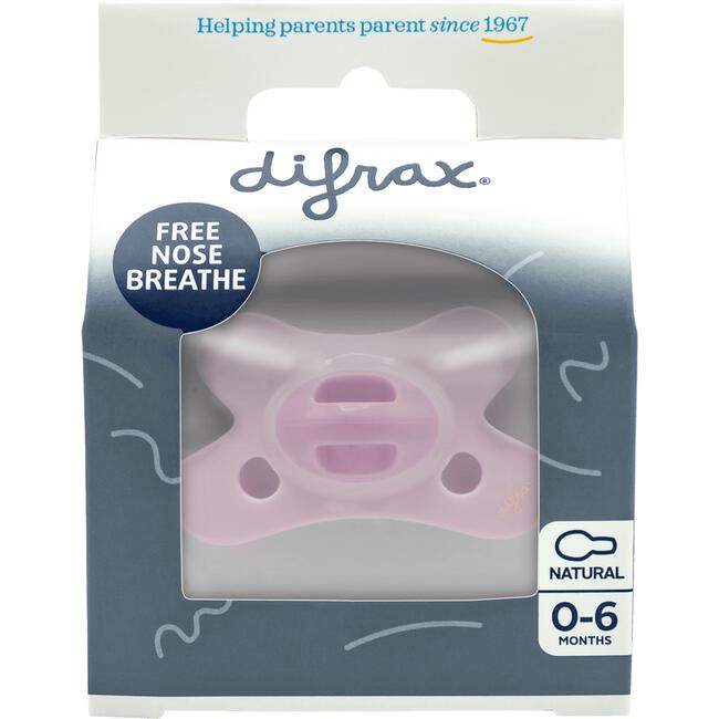 Difrax Fopspeen Naturel Rose Quartz 0-6 Maanden