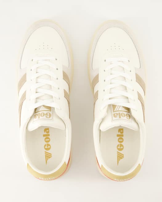 Gola Grandslam Trident Sneaker in Weiß