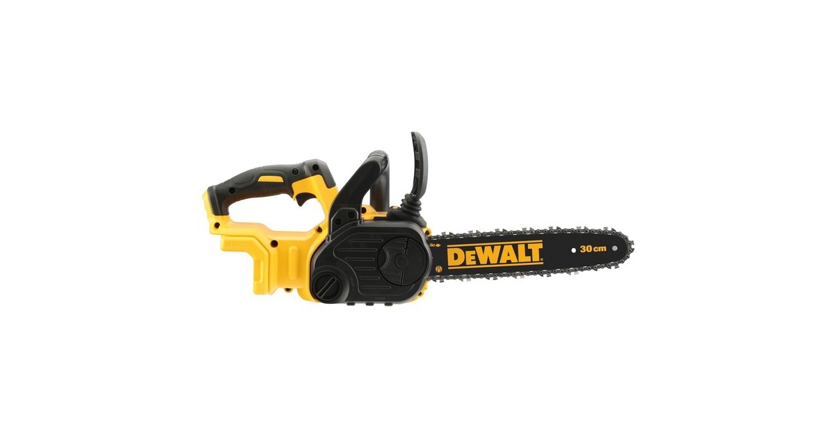 DEWALTDCM565N-XJ 18V XR Brushless Compacte kettingzaag 30cm elektrische kettingzaag  (Geel/zwart, Accu en oplader niet inbegrepen)