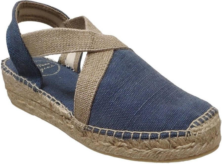 Toni Pons Verdi-V Dames Espadrilles Mari Blauw Canvas VERDIVmari