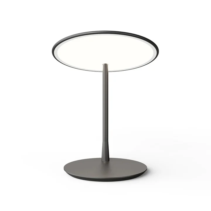 NINE - Disc LED Tischleuchte, Messing / schwarz