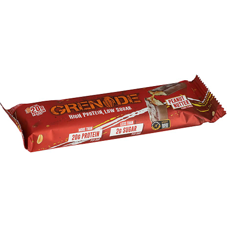 Proteinbar m. mælkechokolade og peanuts