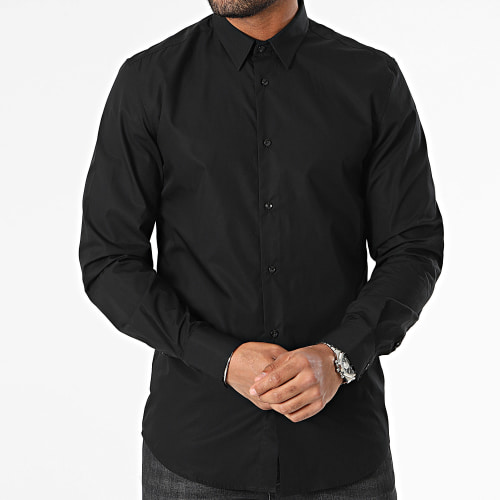 Chemise Manches Longues MMSL00628 Noir