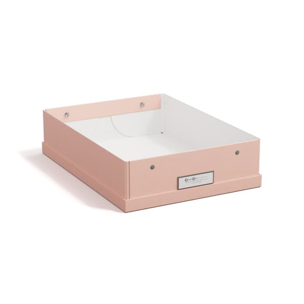 Oppbevaringsboks Kleo A4 Dusty Pink Bigso Box of Sweden