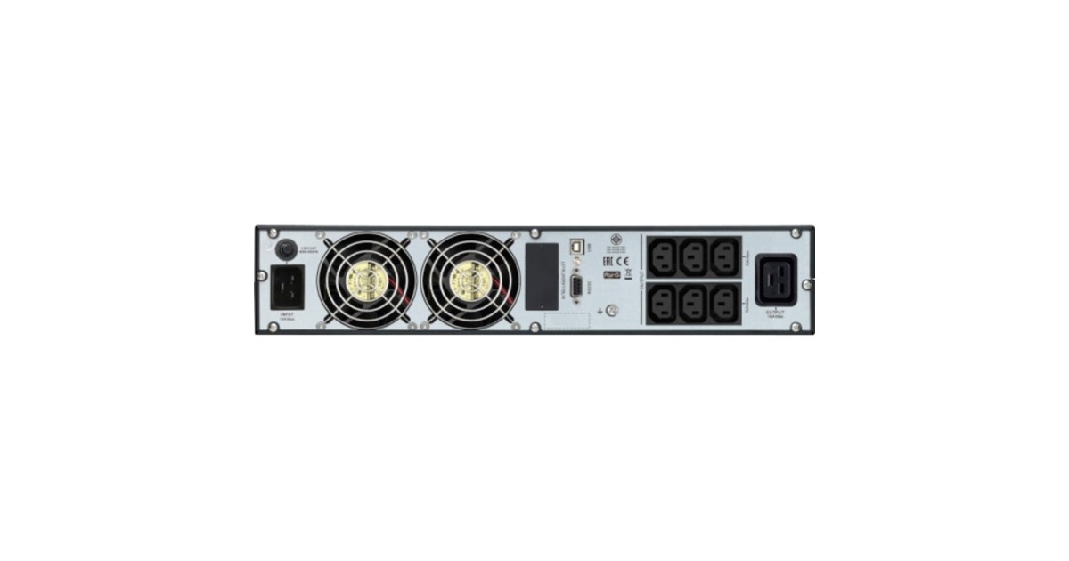 APCEasy-UPS On-Line SRV 3000VA Rail Kit, 230V, IEC ups  (Zwart, SRV3KRIRK, 6x C13, Rack Mounted)