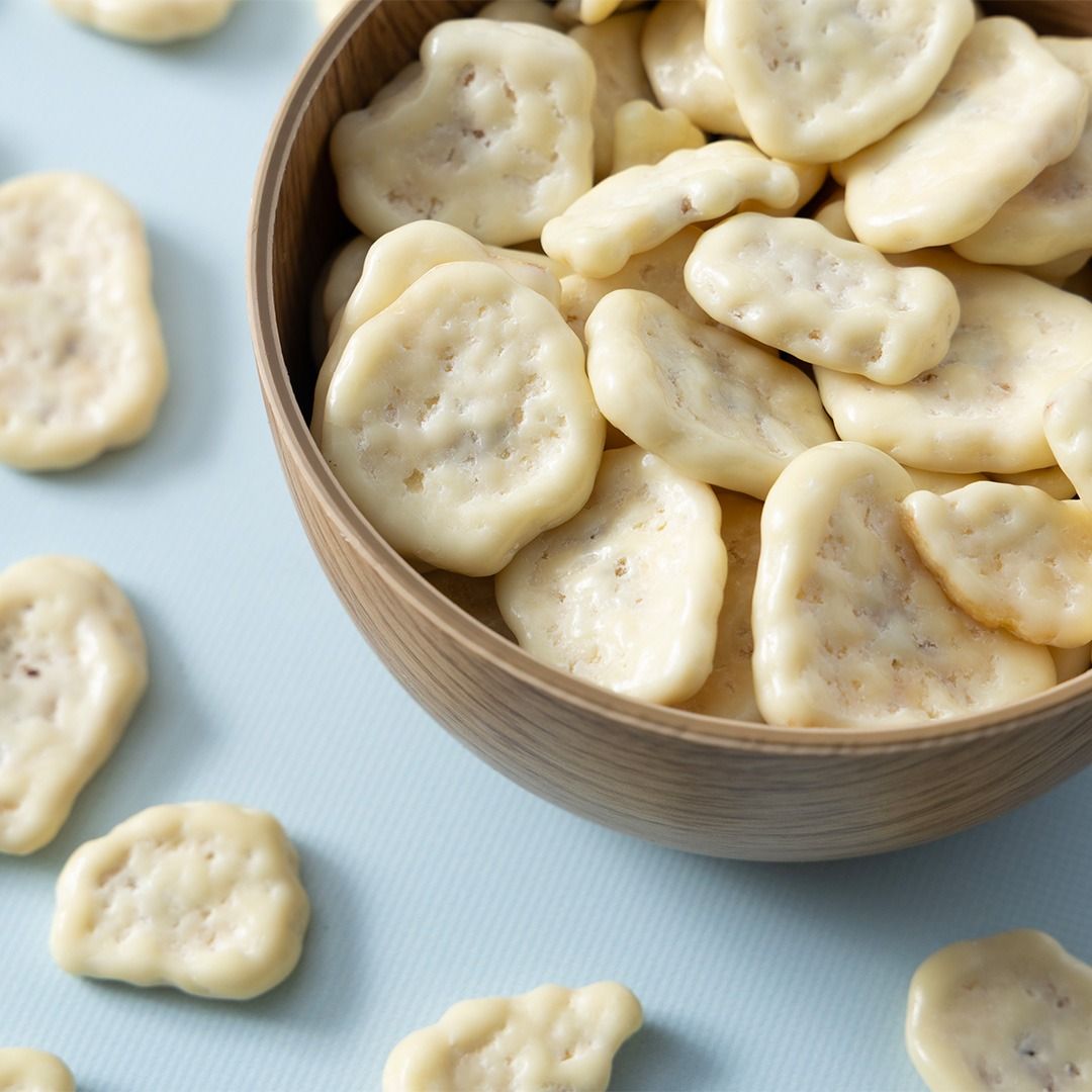 Chocolade yoghurt bananenchips