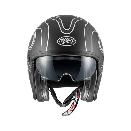 Casque Premier VINTAGE PLATINUM CARBON FR CHROMED BM - Gris