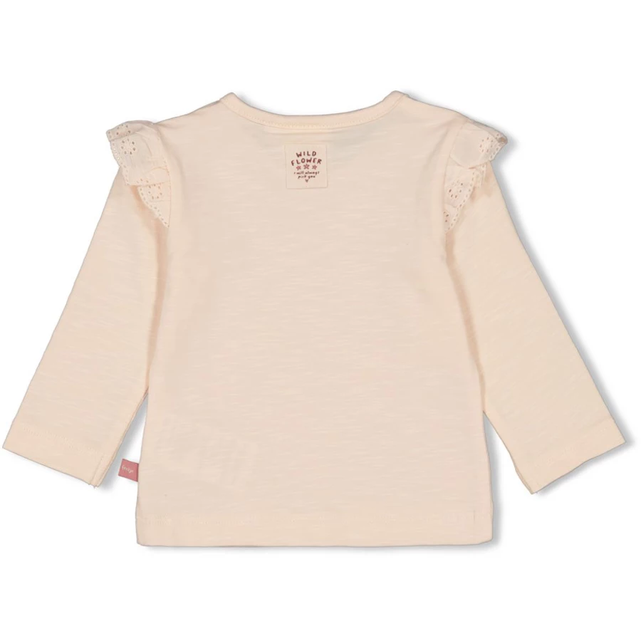 Feetje Langarmshirt Wild Flowers Offwhite