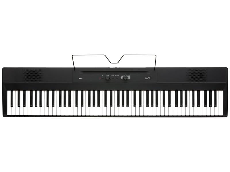 Korg E-Piano Liano – Schwarz Digitalpiano in schlankem Design für Anfänger