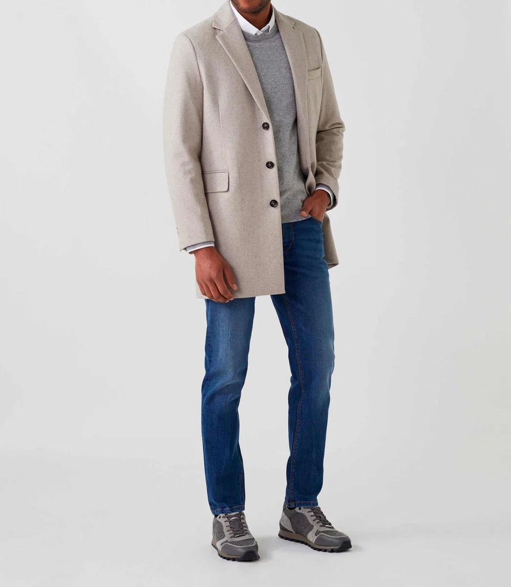 Manteau ville beige 