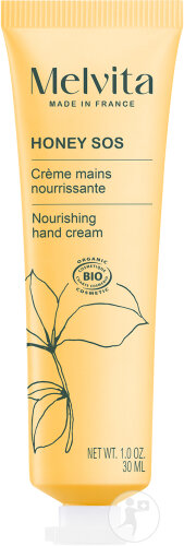 Melvita Honey SOS Crème Mains Nourrissante Bio Tube 30ml