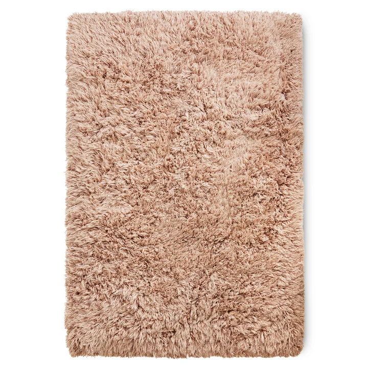HKliving - Fluffy Teppich, 200 x 300 cm, soft pink