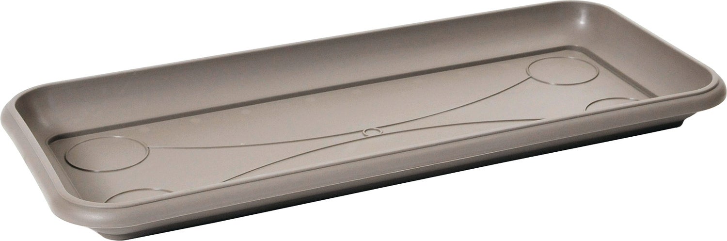 Mega Collections schotel voor balkonbak Linea taupe 95 x 40 x 6 cm