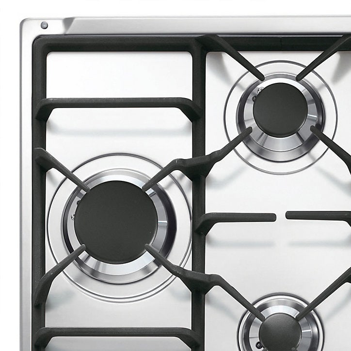 Plaque de cuisson au gaz 4 foyers Elementi l. 60 cm S60GHS Smeg inox