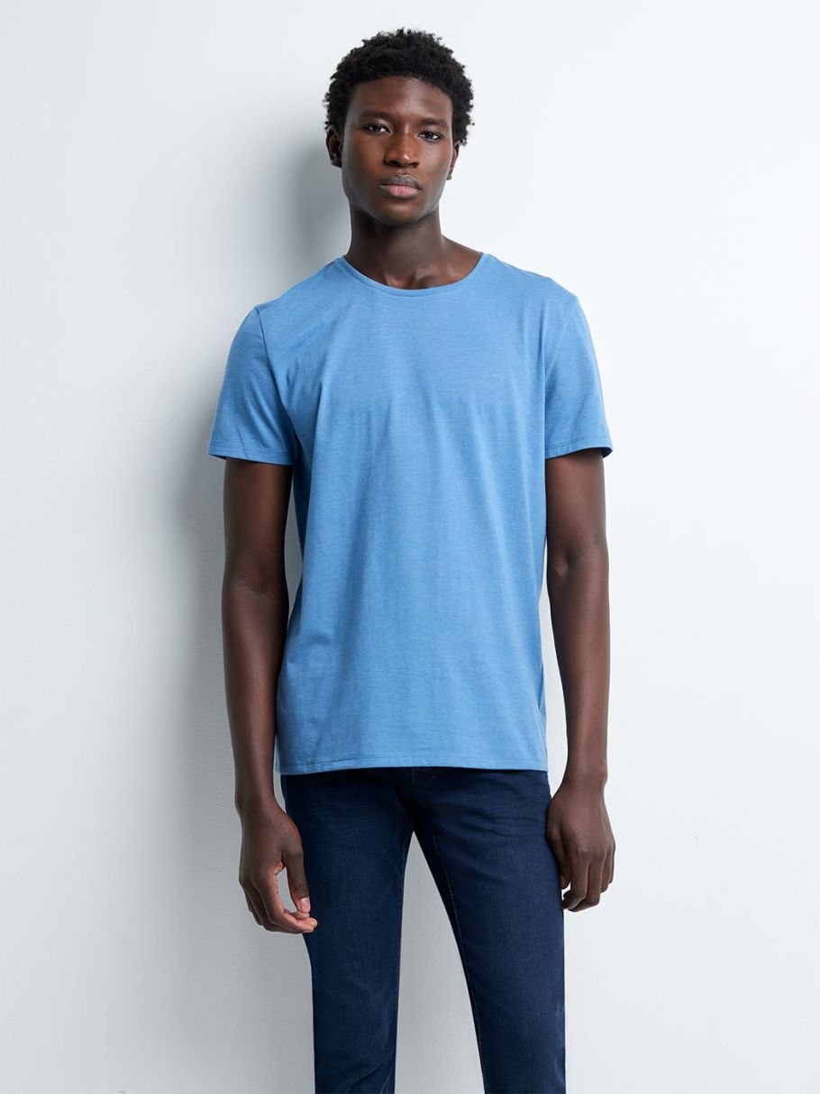 Tee-shirt en coton supima® uni