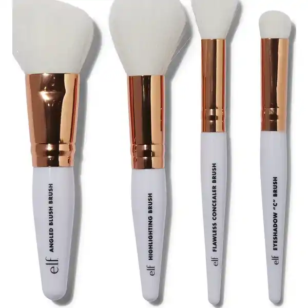 Rose Gold Travel Brush Kit