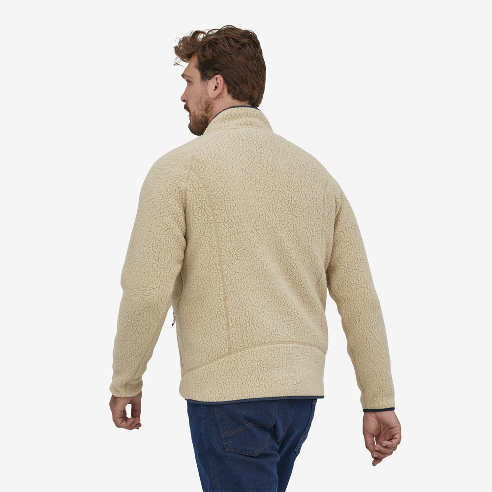 Herren-Retro-Fleecejacke