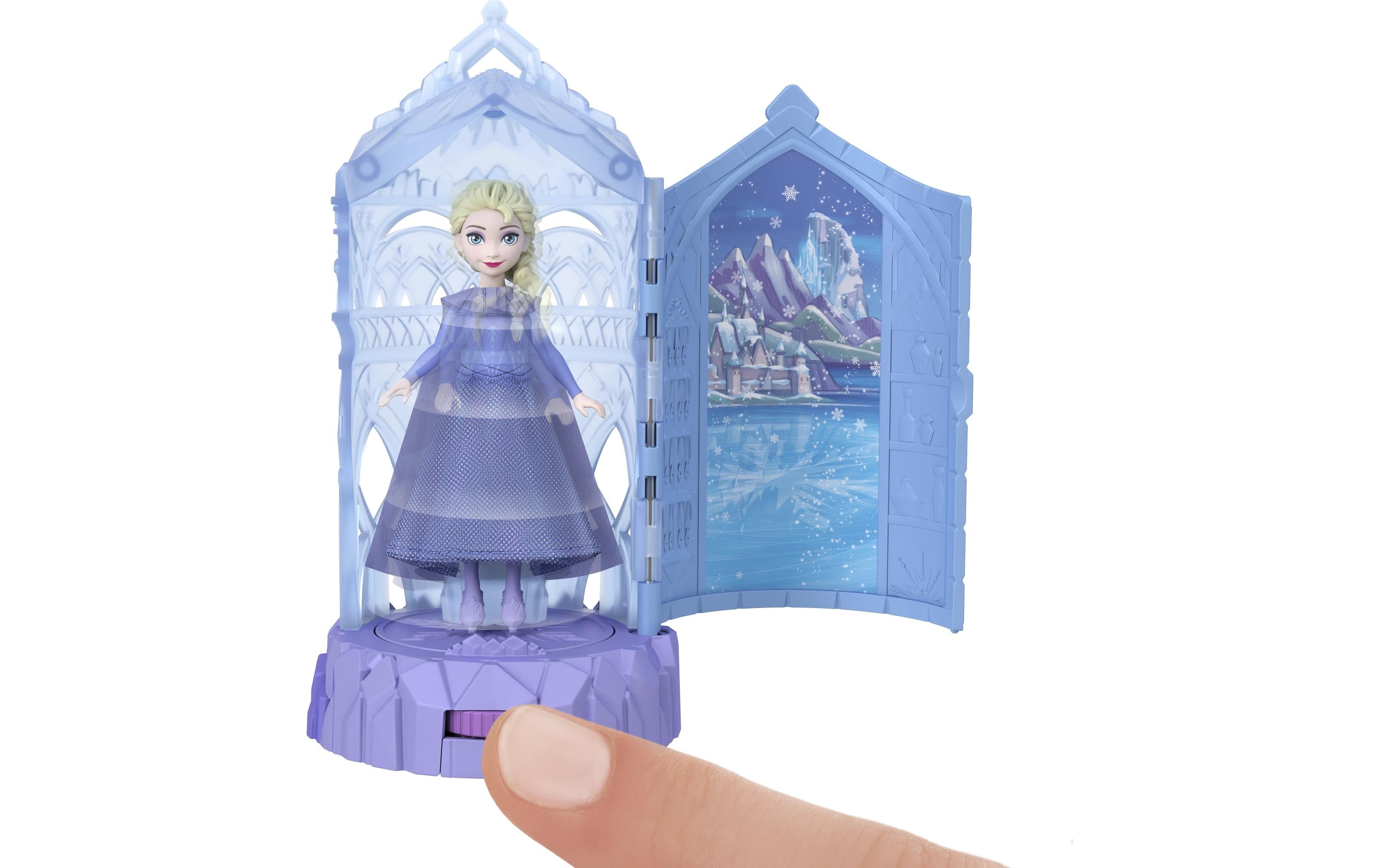Spielset Eiskönigin Eisschloss-DrehüberraschungSpielset mit kleiner Puppe