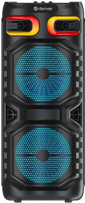 Denver - BPS355 - Bluetooth Party Speaker - Zwart - Draagbaar met LED-lichtfunctie