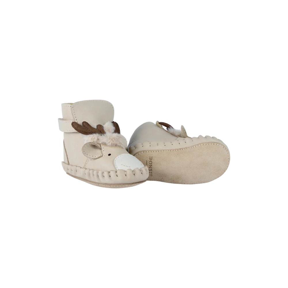 Kapi Exclusive Booties | Reindeer | Ivory Classic Leather