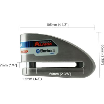 Antivol XENA Bloque disque Alarme XX15 Bluetooth SRA Universel
